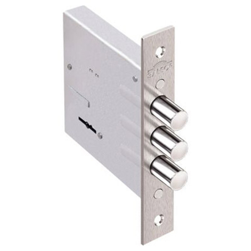 Замок врезной Эльбор Кремень 1.04.02.5.К  5кл. цинк  б/руч. с ответной планкой /5223