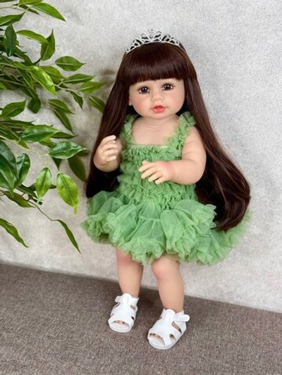 Кукла Реборн виниловая 55см в пакете (FA-567)