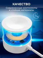 Зарядка для смарт часов Apple Watch, разъем USB-A (белый)