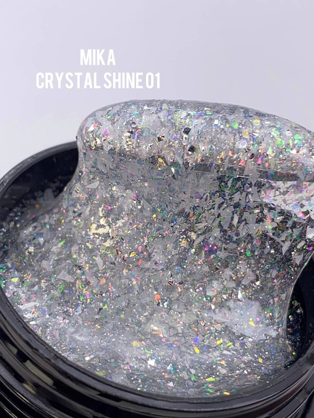 Гель-камуфляж MIKA Crystal Shine №01