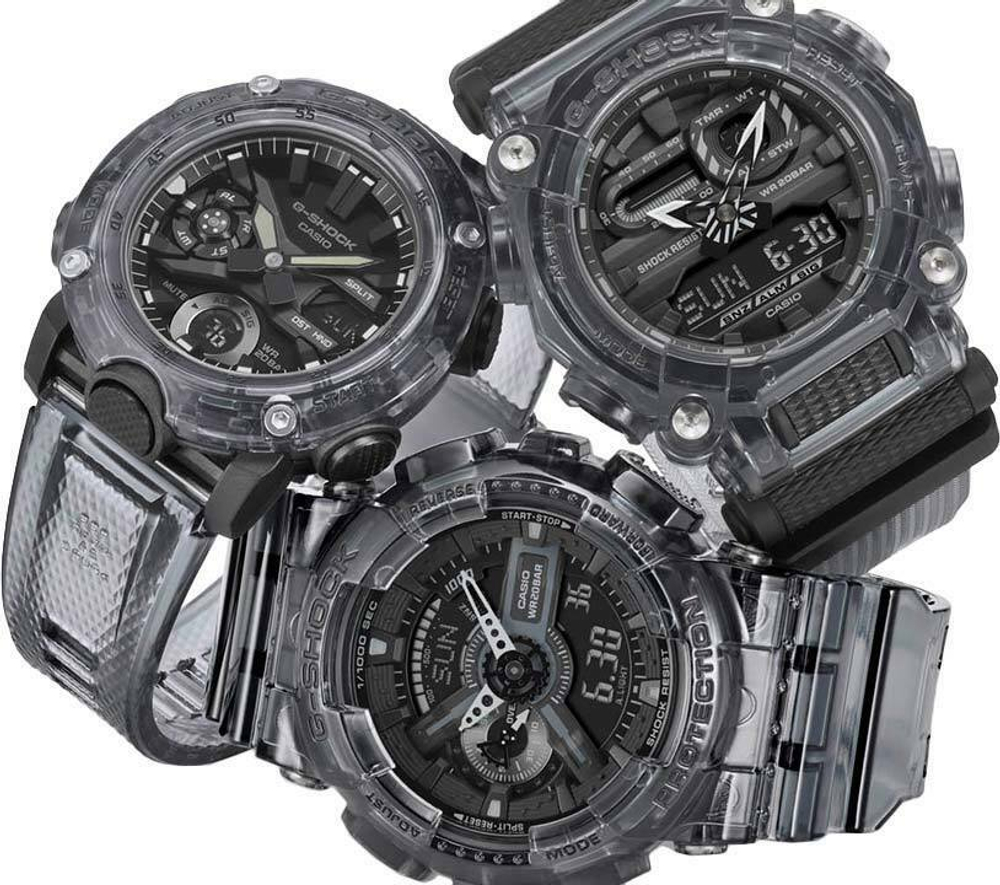 Японские наручные часы Casio G-SHOCK GA-110SKE-8AER с хронографом