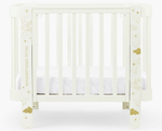 Детская кроватка-трансформер Happy baby Mommy Love в комплекте с расширением 160х70 milky