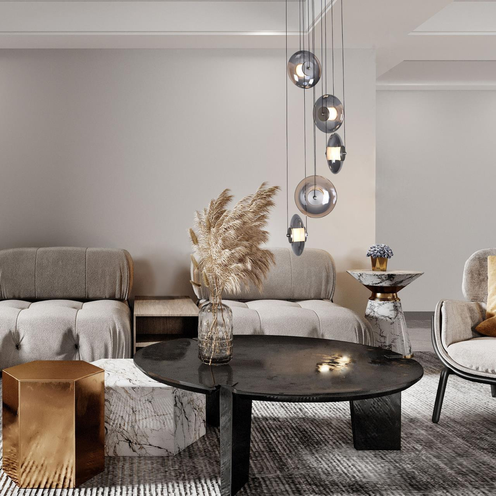 Подвесной светодиодный светильник Favourite Rulle 4373-5P