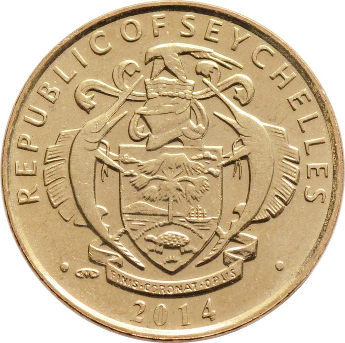 1 цент 2014 Сейшелы AU-UNC