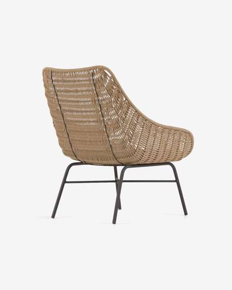 Плетеное кресло Abeli бежевоe