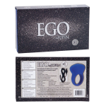 Эрекционное виброкольцо Ego e1 (Цвет: синий)
