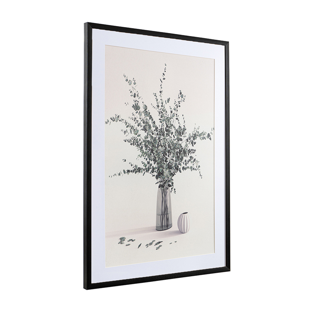 Панно декоративное plant с черной рамой, 50х70 см