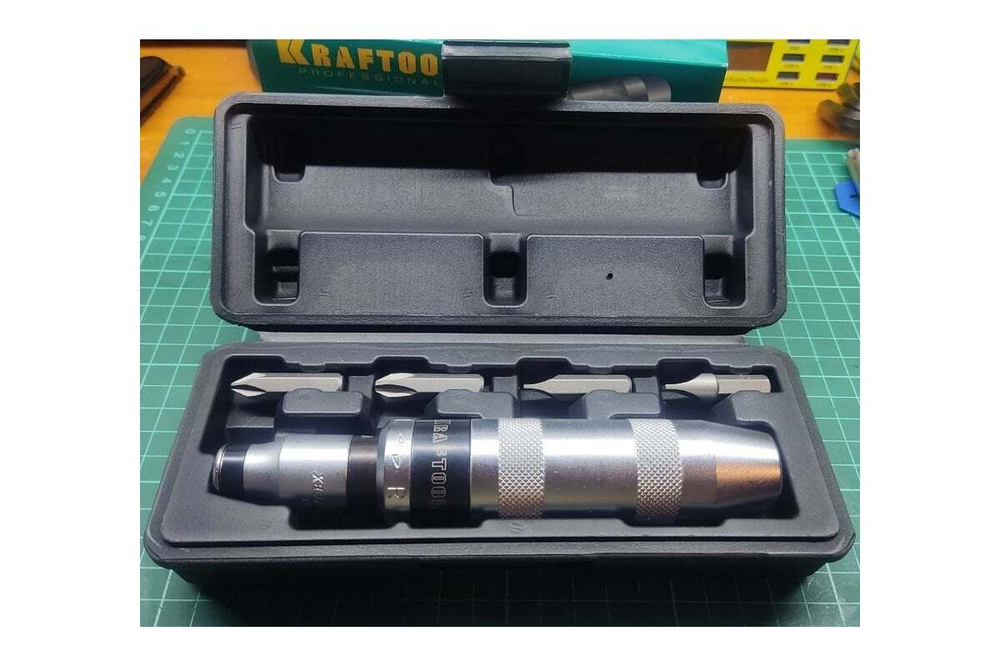 Ударно-поворотная отвертка KRAFTOOL ID-6 6 предметов 25555