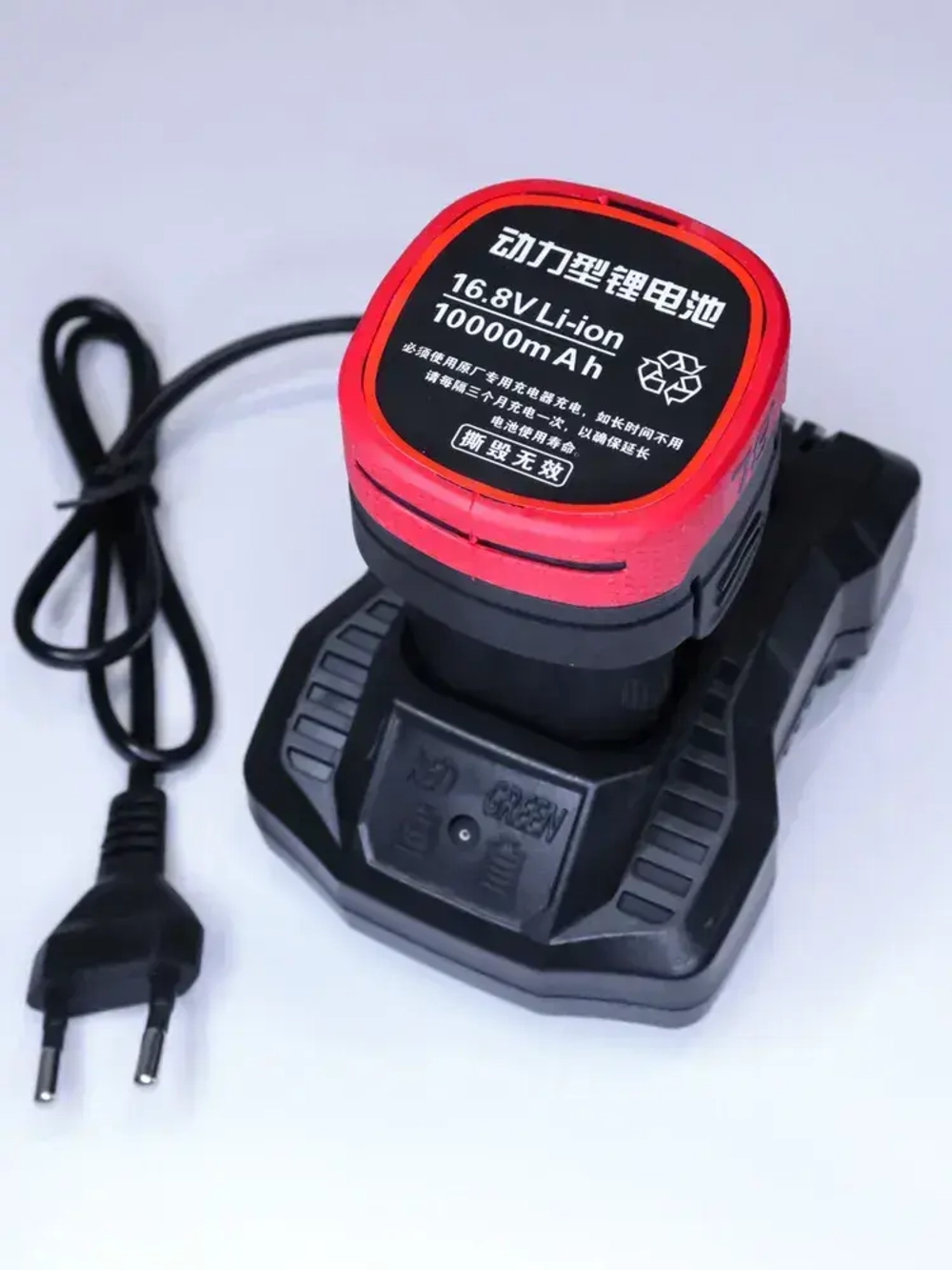 TEN POWER Дрель-шуруповерт, 16.8 В, 120 Нм, 2 АКБ