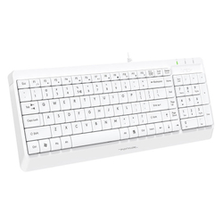 Комплект (клавиатура + мышь) Клавиатура + мышь A4Tech Fstyler F1512 клав:белый мышь:белый USB (F1512 WHITE)