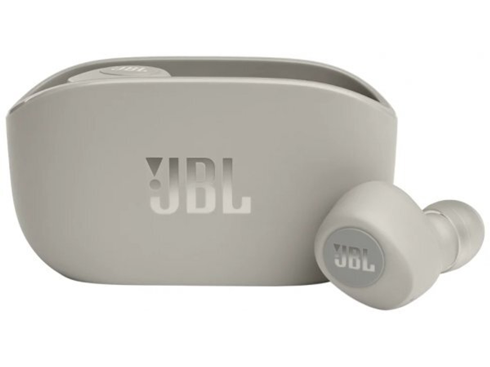 Гарнитура JBL Wave 100TWS, Bluetooth, вкладыши, серый