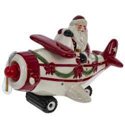 GAEM Фигурка декоративная "Самолёт" (подсвет, муз, движ, 3хААА н/п), L29 W18 H19 см, 2в.