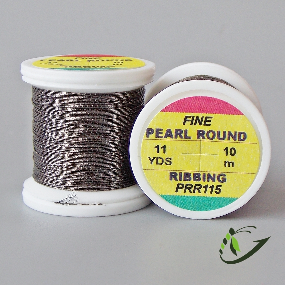 HENDS Люрекс Pearl Round Ribbing Tinsel 11 Yds