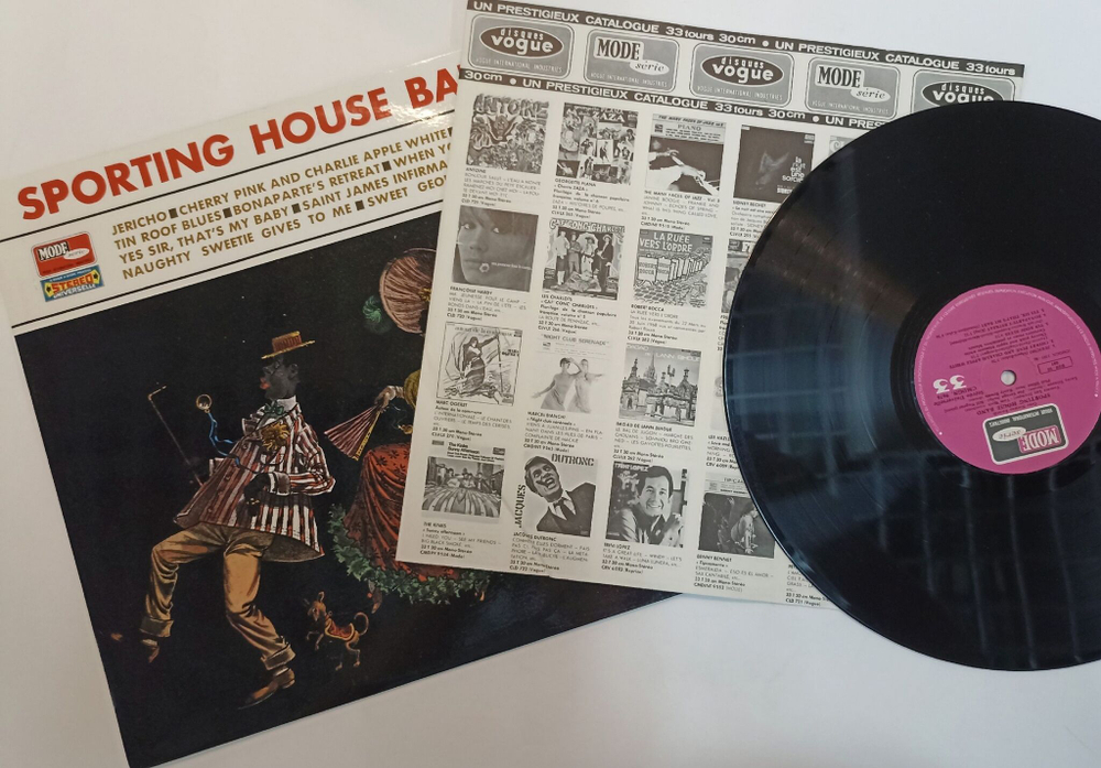 Винтажная виниловая пластинка LP Sporting House Band (France 1966)