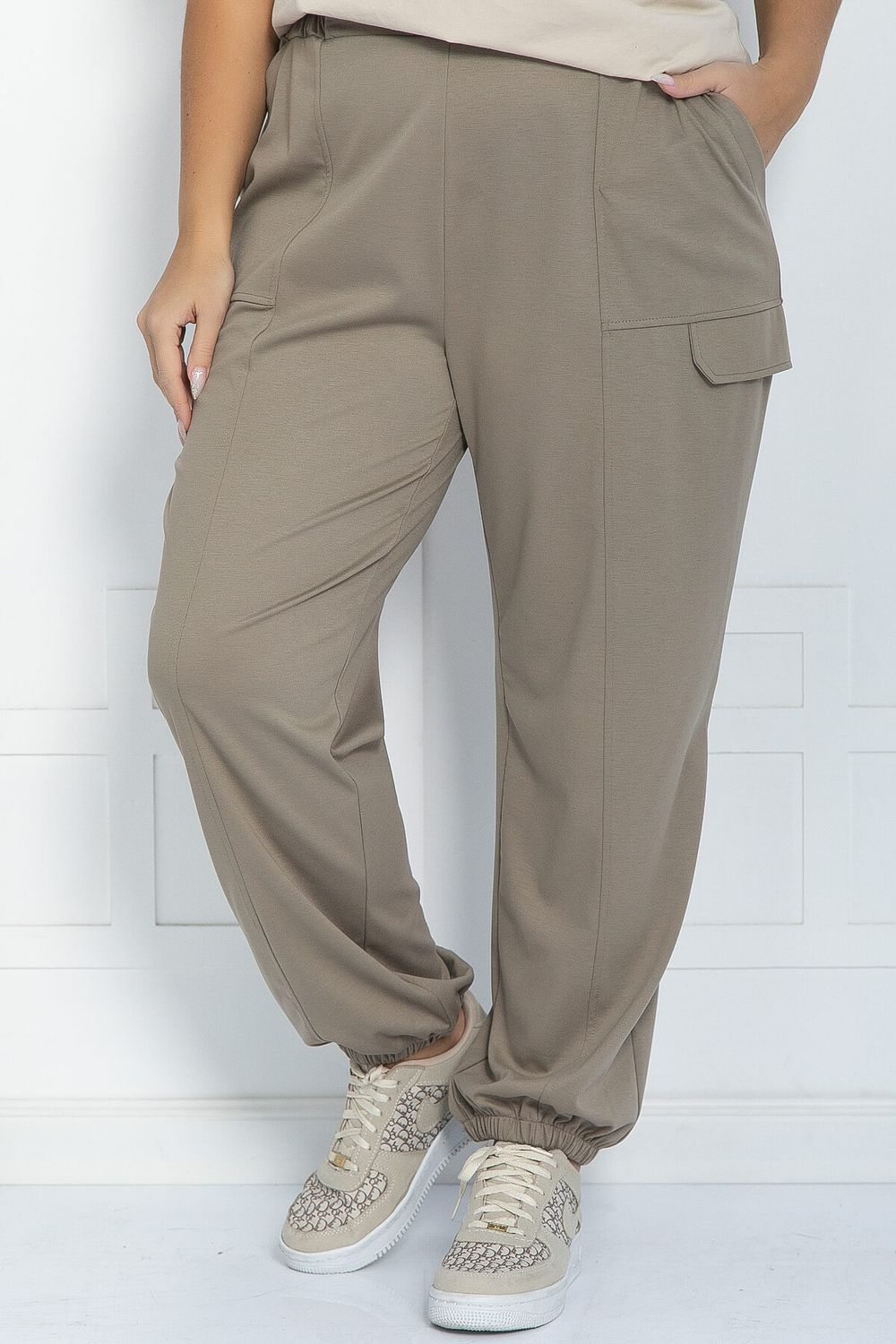 Брюки Браво (бежевые) Б11931 LT Collection