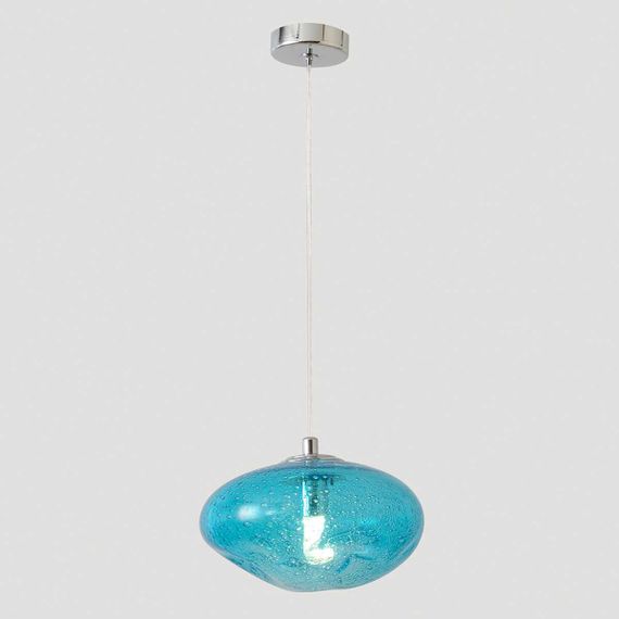 Светильник подвесной Crystal Lux FORMLESS SP1 BLUE