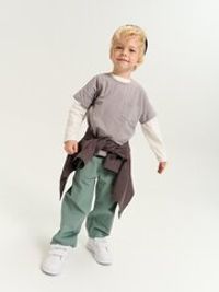 Футболка базовая "Пепел" с карманом