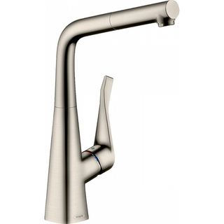 Смеситель для кухни Hansgrohe Metris M71 73812800 сталь
