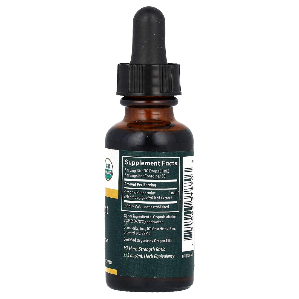 Gaia Herbs, лист перечной мяты, 30 мл (1 жидк. унция)