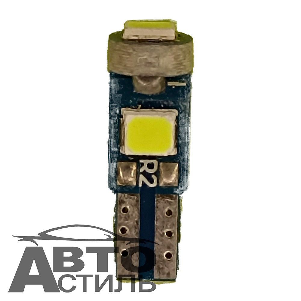Светодиод 12V T 5   3SMD GREEN 3020 обманка сфера (без патрона) 12T5-3SMD-G-обманка