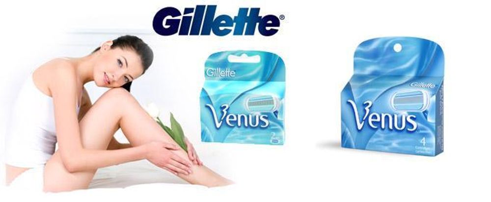 Gillette Venus cменные кассеты (картриджи) для бритья