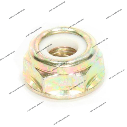 Гайка крепления левая самоконтролящаяся для бензокос М10х1,25