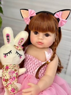 Кукла Реборн виниловая 48см в пакете (FA-063A)