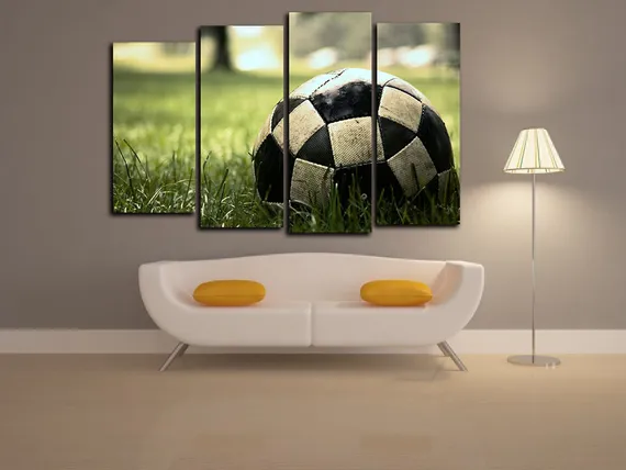 Модульная картина "Футбольный мячик"