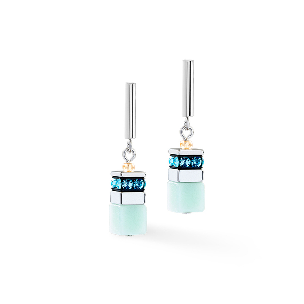 Серьги Coeur de Lion Multicolour Pastel Silver 3017/21-1580