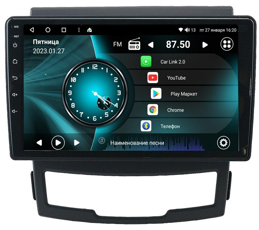 Магнитола для SsangYong Actyon II 2011-2013 - Vaycar VA69-3355 на Android 13, 8-ядер, 4G SIM-слот