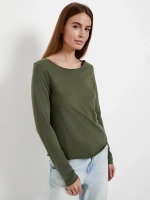 Лонгслив Базовый Хаки