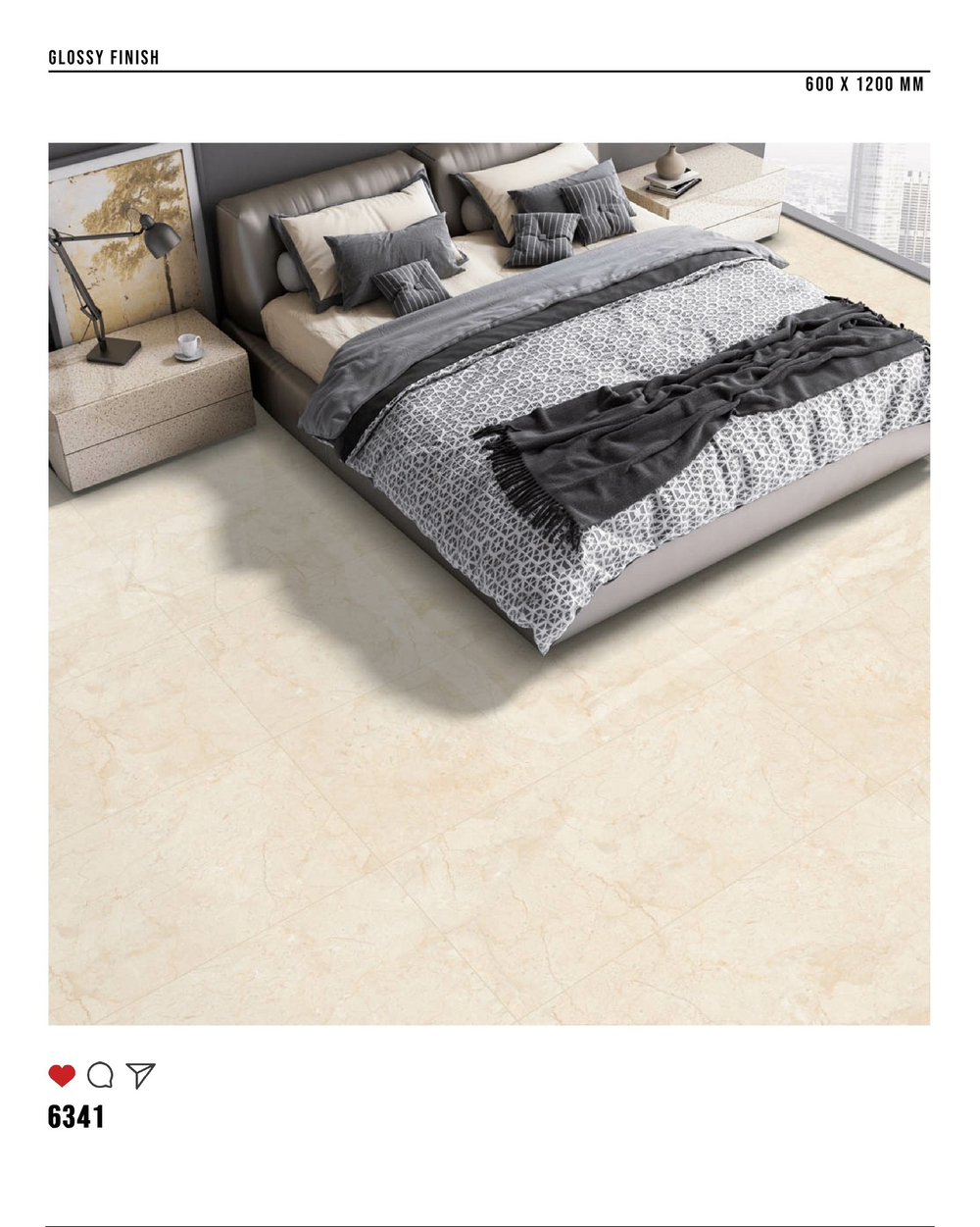 Керамогранит glossy №4 , 60х120, 6341