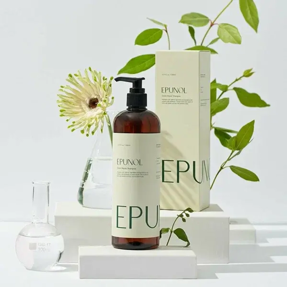 EPUNOL Восстанавливающий шампунь - Green Repair Shampoo ,500мл