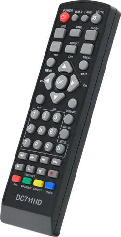 Пульт DC711HD для цифровых DVB-T2 приставок D-Color
