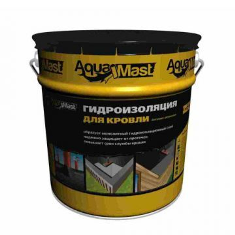 Мастика битумно-резиновая Технониколь AquaMast для кровли 18 кг