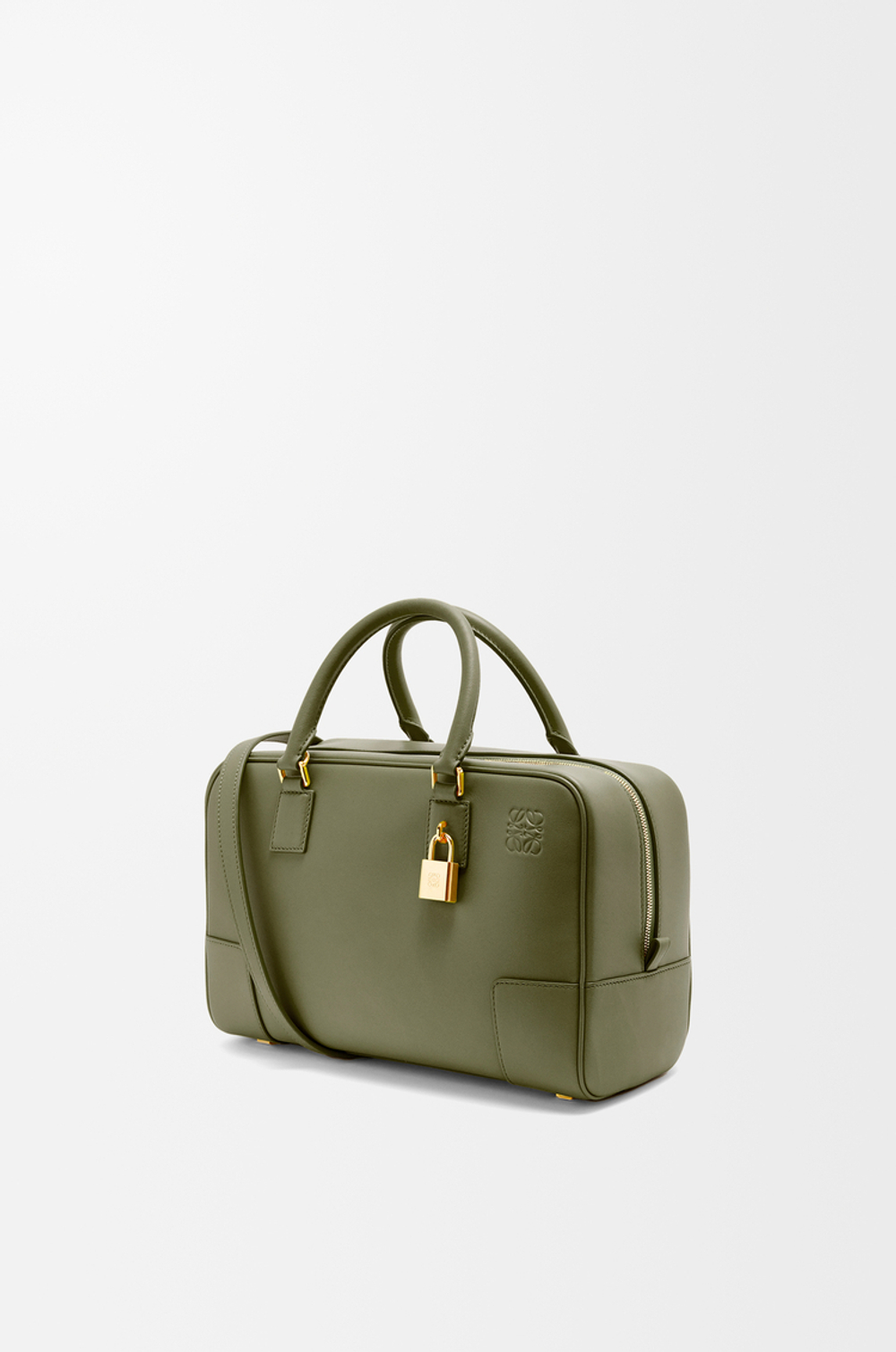 Loewe Сумка Amazona 28 из телячьей кожи наппа, зеленый