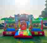 Коммерческий надувной батут «Звериная команда», 9х5х5 м