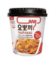 Рисовые палочки Токпокки Yopokki Остро-сладкие 140 г 3 шт