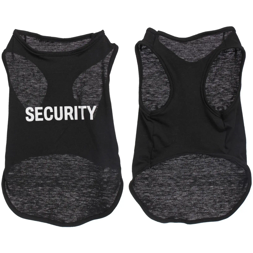 Майка для кошек и собак мелких пород «Бро на страже», размер L (обхват шеи 32, длина спинки 34см, объем груди 45см, от 7 до 9кг)