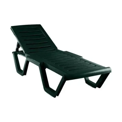 Шезлонг Атлант цветной темно-зеленый 1840х330мм