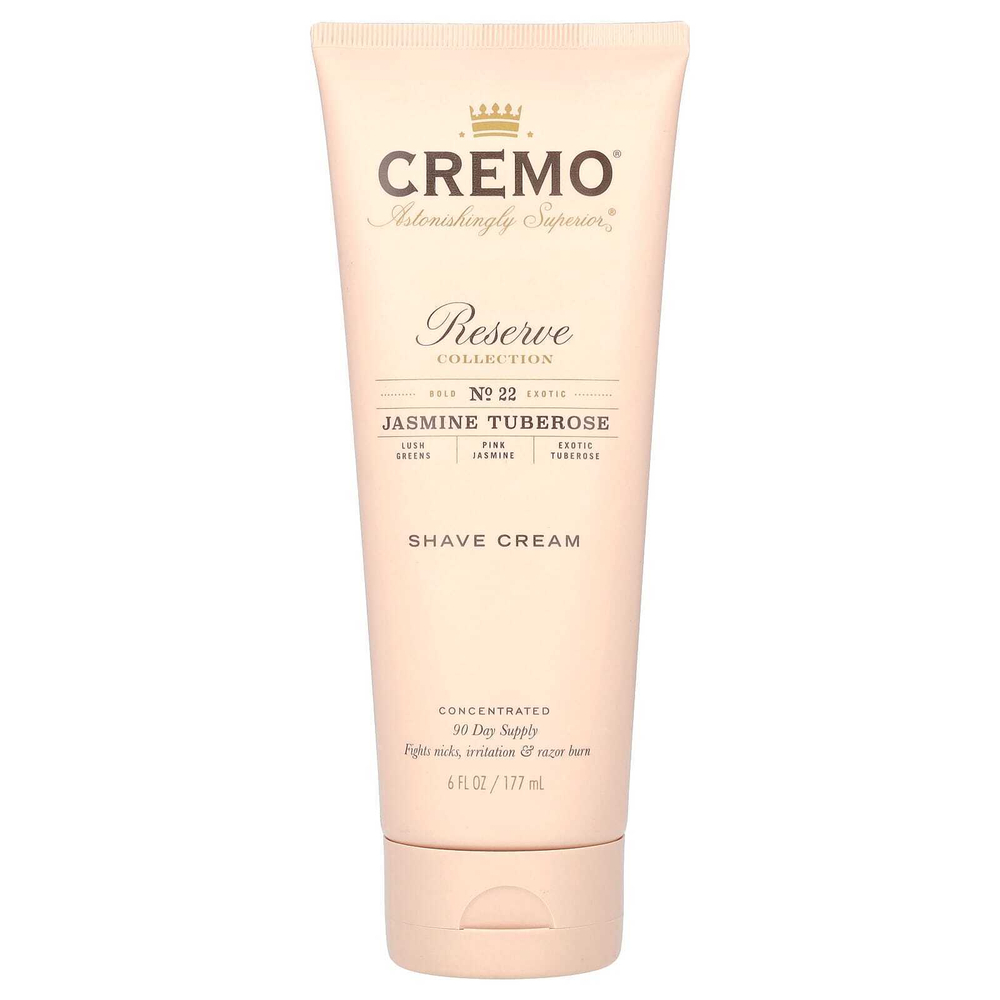 Cremo, Reserve Collection, крем для бритья, жасмин и тубероза, 177 мл (6 жидк. унций)