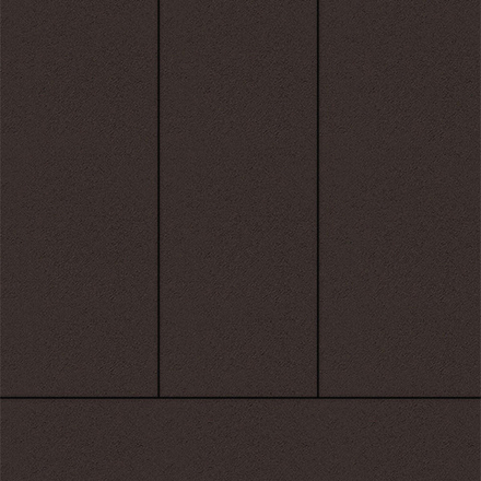 Тротуарная плитка ПРЯМОУГОЛЬНИК 900х300 мм - Стандарт Коричневый