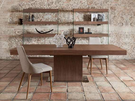 Стол раскладной Angel Cerda Atemporal 1015, 180-240х100 см, орех