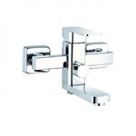 LEB3-A123 Смеситель для ванны с литым пов. изливом 150мм, ø35, встр. переключение