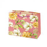Пакет подарочный бумажный Alingar, (L+) 26х32х11 см, горизонтальный, "Цветы", матов. ламинация, ассорти