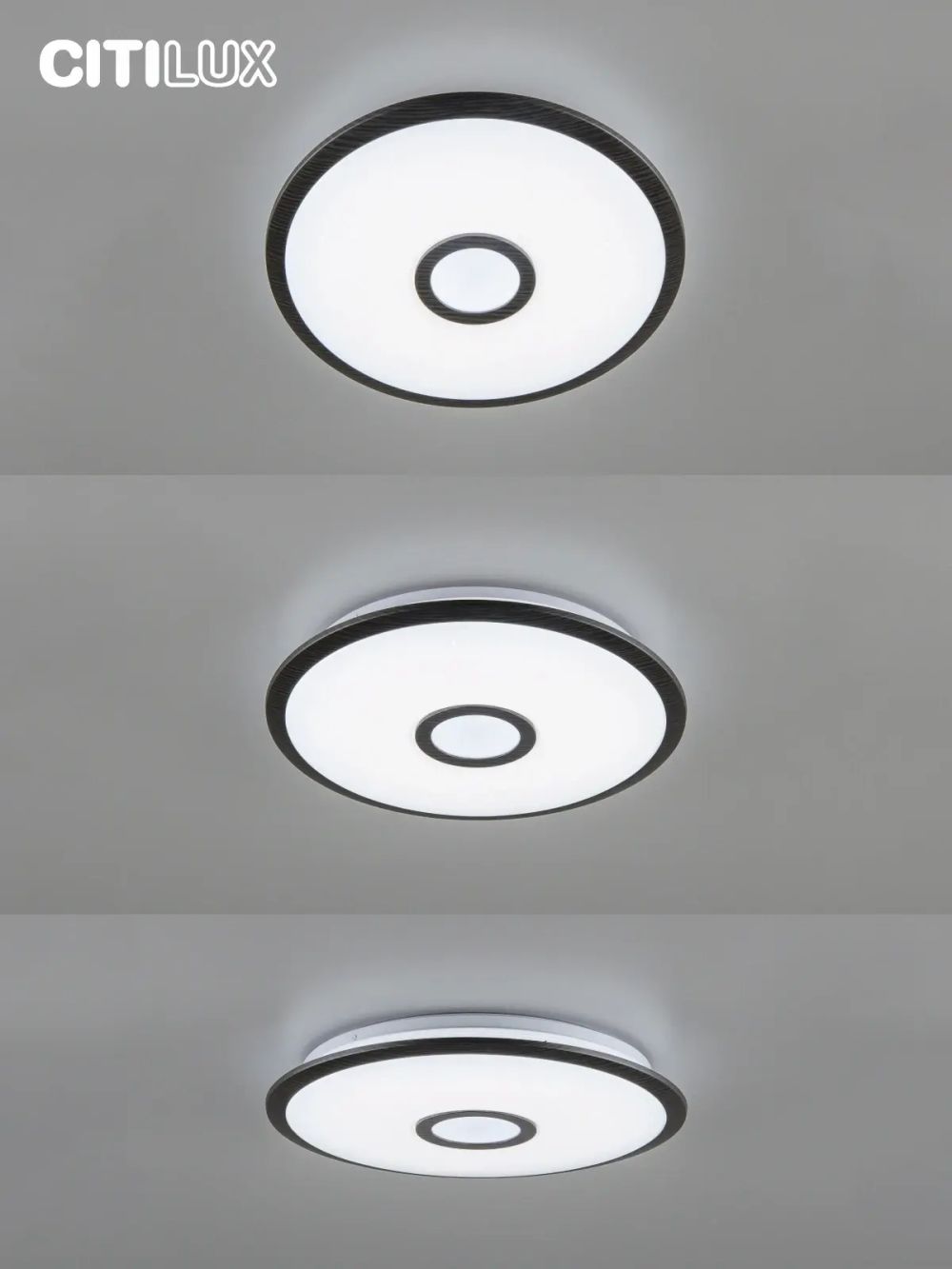 Citilux Старлайт Смарт CL703A35G RGB Умная люстра Венге