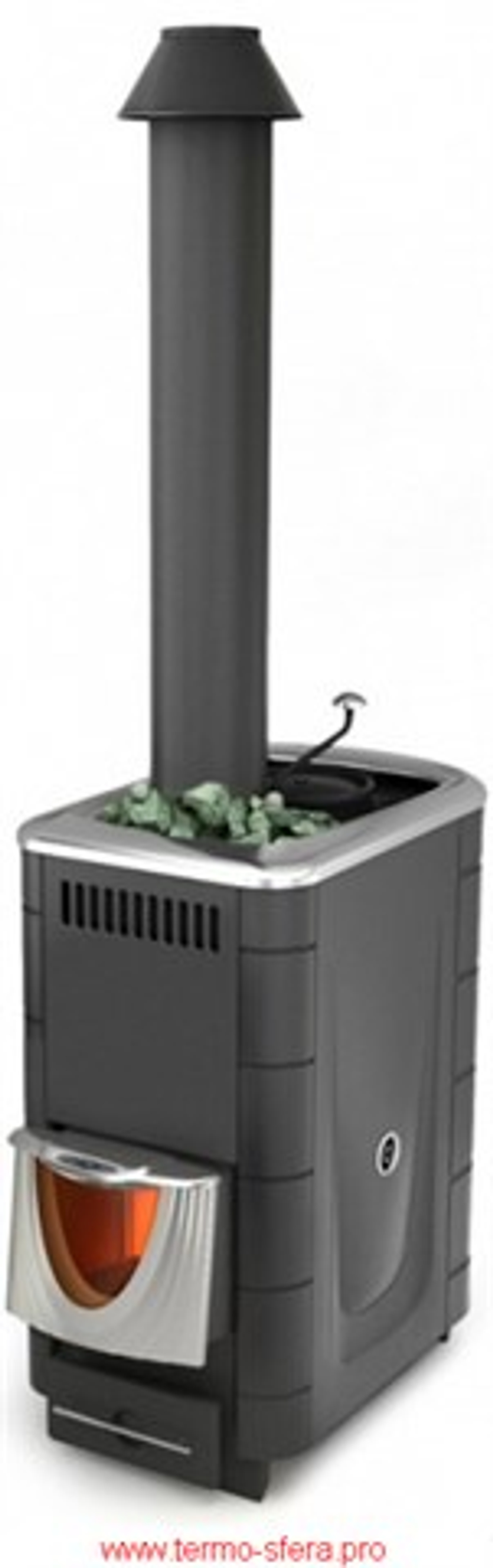 Печь для бани Скоропарка 2017 Inox ДН КТК Б антрацит