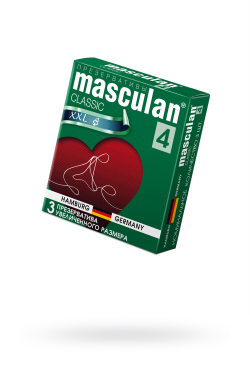 Презервативы Masculan 4 Classic Увеличенного размера, 3шт
