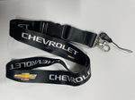 Chevrolet (черный) / Брелок, шнурок для ключей на шею Chevrolet (Шевроле), ланъярд, крафт, черный (1 шт)