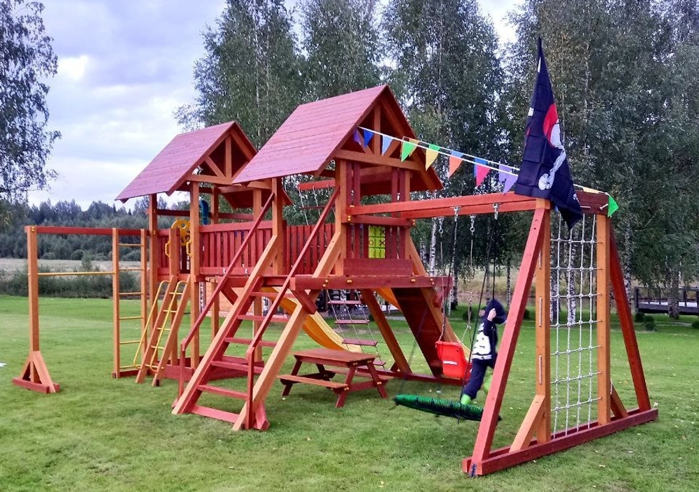 Деревянный игровой комплекс Савушка Lux - 9